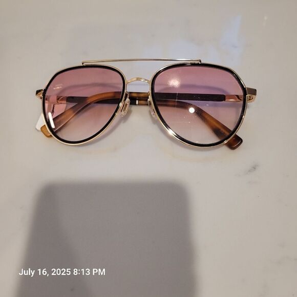 Bohten x Anthropologie Bond Aviator Sunglasses - Picture 4 of 12